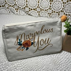 Marcellus You cotton makeup bag